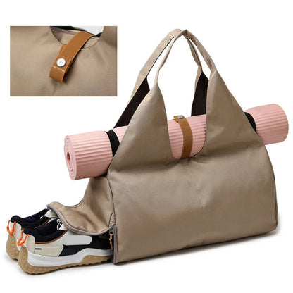 Women's Yoga Bag - Waterproof with Shoe Pocket - Lux Lane