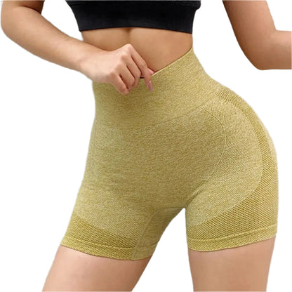 Yoga Shorts, Honey Buttocks, Buttocks, Sports, High Waist, Abdomen, Stretch, Tight-Fitting, Quick-Drying Fitness Pants