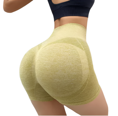 Yoga Biker Shorts Scrunch Butt Lifting Workout Shorts for Women, Seamless High Waisted Contour Gym